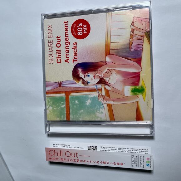 Square Enix Chill Out Arrangement Tracks 80s Mix CD Soundtrack w/ OBI + Sticker - Picture 2 of 6
